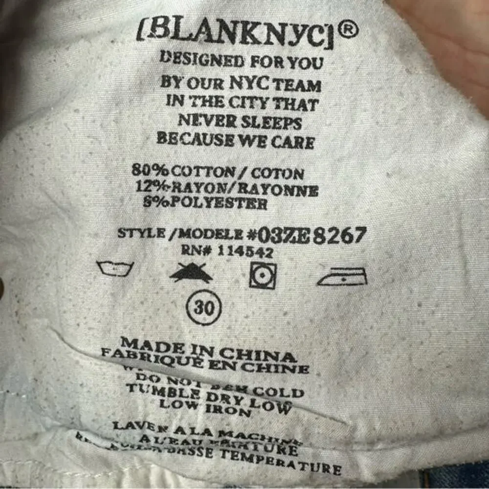 Blank NYC The Barrow Vintage High Rise Shorts 30‎